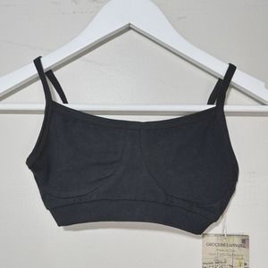 NWOT Groceries Apparel Organic Cotton Bralette black XS